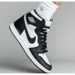 Premium Air Jordan Retro 1 High Black White Panda Shoes For Men (FST1171) - Image 3