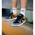 Premium Air Jordan Retro 1 Low Se Vivid Orange Shoes For Men (FST1151)
