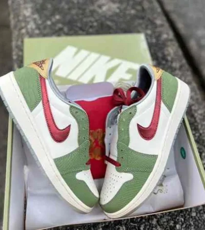 Premium Air Jordan Retro 1 Low Year Of The Dragon Shoes For Men (BME123) - Image 2