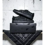 Premium Air Jordan Retro 1 Travis Scott Black Phantom Shoes For Men (FST1221) - Image 2