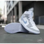Premium Air Jordan Retro 1 Wolf Grey Shoes For Men (BME161) - Image 2