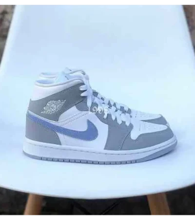 Premium Air Jordan Retro 1 Wolf Grey Shoes For Men (BME161)