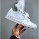 Premium Air Jordan Retro 1 X Travis Scott White Shoes For Men (FST1226)