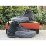 Premium Air Jordan Retro 12 Black Wolf Grey Shoes For Men (FST1110) - Image 2