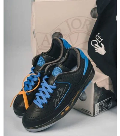 Premium Air Jordan Retro 2 Low Sp Off White Black Shoes For Men (FST1196)