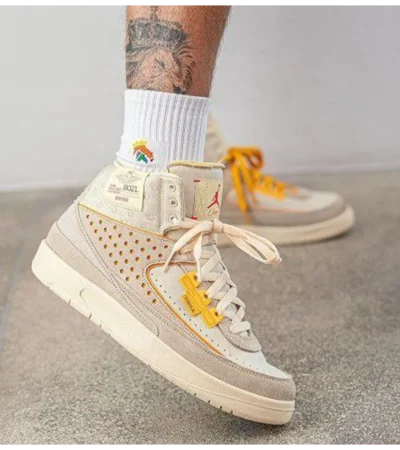 Premium Air Jordan Retro 2 Sp Union Rattan Shoes For Men (FST1198) - Image 2