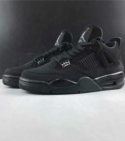 Premium Air Jordan Retro 4 Black Cat Shoes For Men (BME129) - Image 2