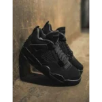 Premium Air Jordan Retro 4 Black Cat Shoes For Men (BME129) - Image 3
