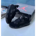 Premium Air Jordan Retro 4 Black Cat Shoes For Men (BME129) - Image 4