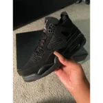 Premium Air Jordan Retro 4 Black Cat Shoes For Men (FST1172) - Image 2