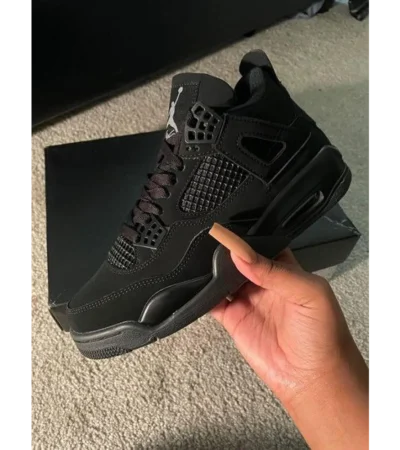 Premium Air Jordan Retro 4 Black Cat Shoes For Men (FST1172) - Image 2