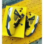 Premium Air Jordan Retro 4 Lightning Tour Yellow Shoes For Men (FST1169) - Image 2