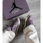 Premium Air Jordan Retro 4 Ma Maniere Purple Shoes For Men (BME20) - Image 3