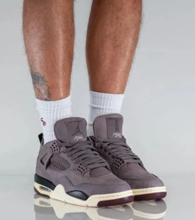 Premium Air Jordan Retro 4 Ma Maniere Purple Shoes For Men (FST1233) - Image 2