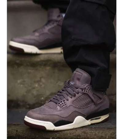 Premium Air Jordan Retro 4 Ma Maniere Purple Shoes For Men (FST1233)