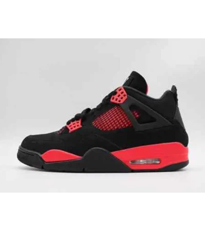 Premium Air Jordan Retro 4 Thunder Red Shoes For Men (SNC589)
