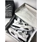 Premium Air Jordan Retro 4 White Cement Shoes For Men (FST1170) - Image 3
