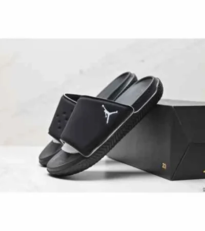 Premium Air Jordan Super Play Black Slide For Men (SP499)