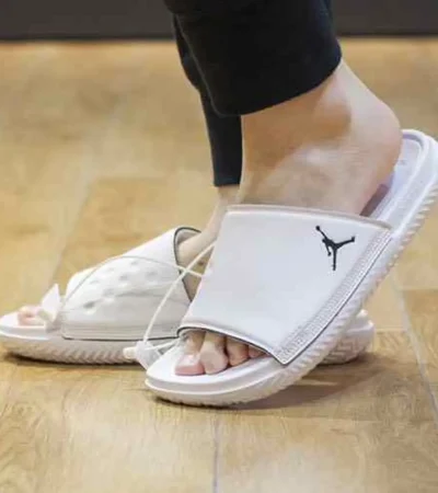 Premium Air Jordan Super Play White Slide For Men (SP500)