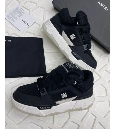 Premium Amiri Ma 2 Low Top Black Shoes For Men (FST1130) - Image 2