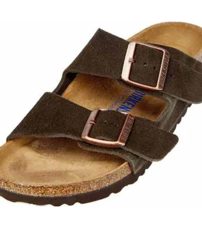 Premium Birkenstock Arizona Brown Suede For Men (SNC549)