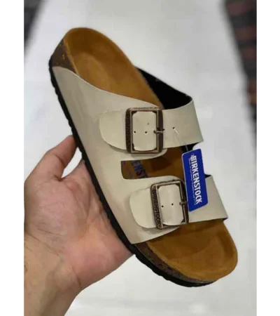 Premium Birkenstock Arizona Ivory Suede For Men (SNC548)