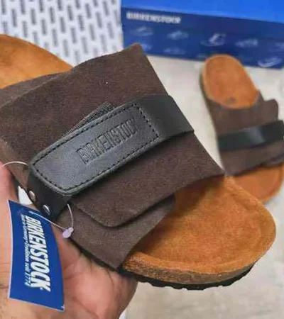Premium Birkenstock Kyoto Brown Suede For Men (SNC607)