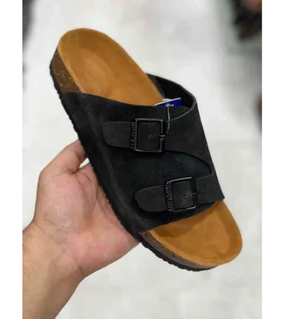 Premium Birkenstock Zurich Black Suede For Men (SNC543)