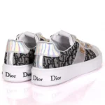 Premium Christian Gold Logo Created Sneakers Black Shoes For Men (FST1222) - Image 3