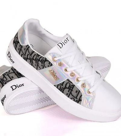 Premium Christian Gold Logo Created Sneakers Black Shoes For Men (FST1222)