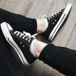 Premium Converse All Star High Black Shoes For Men (LL509) - Image 2