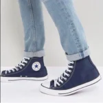 Premium Converse All Star High Navy Shoes For Men (FST1223) - Image 2