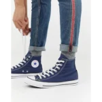 Premium Converse All Star High Navy Shoes For Men (FST1223)