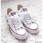 Premium Converse All Star White Short Shoes For Men (LL508) - Image 2