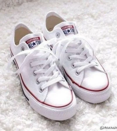 Premium Converse All Star White Short Shoes For Men (LL508) - Image 2
