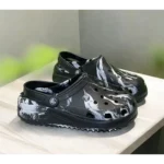 Premium Crocs Classic Clogs Marbled Black Clogs For Men (FST1125) - Image 2