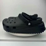 Premium Crocs Classic Hiker All Black Clogs For Men (BME102)