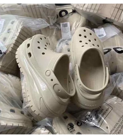 Premium Crocs Classic Mega Crush Beige For Men (BME09) - Image 2