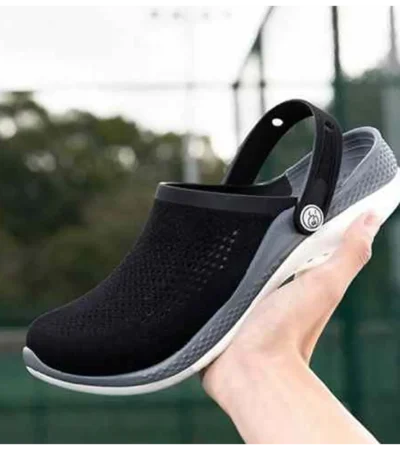 Premium Crocs Lite Ride 360 Black White Clogs For Men (SHI512) - Image 2