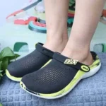 Premium Crocs Lite Ride 360 Black Yellow Camo Clogs For Men (SHI516)