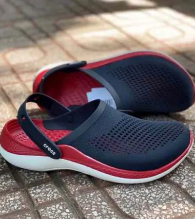 Premium Crocs Lite Ride 360 Navy Red Clogs For Men (BME74)