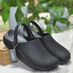 Premium Crocs Lite Ride Black Clogs For Men (SP481)