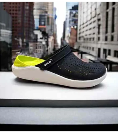 Premium Crocs Lite Ride Black Neon For Men (BME144)