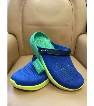 Premium Crocs Lite Ride Blue Multi Clogs For Men (SHI520)