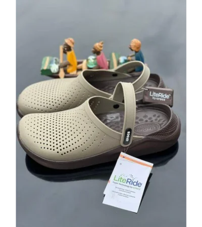 Premium Crocs Lite Ride Brown Mocha Clogs For Men (FST1116) - Image 2