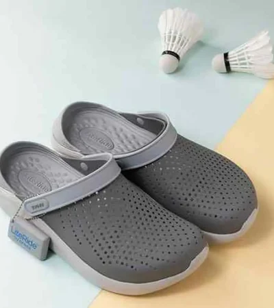 Premium Crocs Lite Ride Grey Clogs For Men (SHI517)