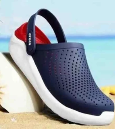 Premium Crocs Lite Ride Navy Red Clogs For Men (SP480) - Image 2