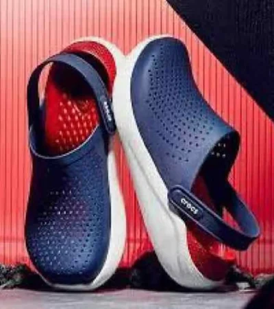 Premium Crocs Lite Ride Navy Red Clogs For Men (SP480)