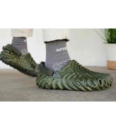 Premium Crocs Salehe Bembury Army Green For Men (BME13)