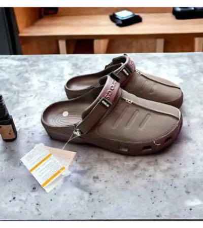 Premium Crocs Yukoon Brown Clogs For Men (SP475)